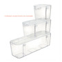 deflecto Stackable Caddy Organizer, Large, Plastic, 13.24 x 4 x 4.38, White (DEF29301CR) View Product Image