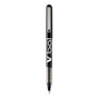 Pilot VBall Liquid Ink Roller Ball Pen, Stick, Extra-Fine 0.5 mm, Black Ink, Black/Clear Barrel, Dozen (PIL35200) View Product Image