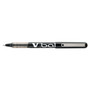 Pilot VBall Liquid Ink Roller Ball Pen, Stick, Extra-Fine 0.5 mm, Black Ink, Black/Clear Barrel, Dozen (PIL35200) View Product Image