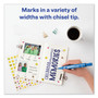 Avery MARKS A LOT Large Desk-Style Permanent Marker, Broad Chisel Tip, Blue, Dozen (8886) View Product Image