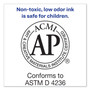 Avery MARKS A LOT Large Desk-Style Permanent Marker, Broad Chisel Tip, Blue, Dozen (8886)