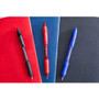 Paper Mate Profile Ballpoint Pen, Retractable, Medium 1 mm, Blue Ink, Translucent Blue Barrel, Dozen