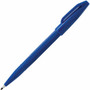 Pentel Fiber-tipped Sign Pens - Bold Pen Point - Blue Ink - Water Based - Fiber Tip