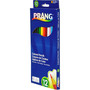 Prang Colored Pencil Sets, 3.3 mm, 2B, Assorted Lead and Barrel Colors, Dozen