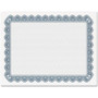 Geographics Printed Border Blank Certificates - 24 lb Basis Weight - 11" Width x 8.5" Length - Inkjet, Laser Compatible - White Border - Parchment Paper