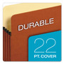Pendaflex Standard Expanding File Pockets, 1.75" Expansion, Letter Size, Redrope, 25/Box