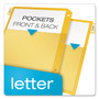 Cardinal Poly Ring Binder Pockets, 8.5 x 11, Letter, Assorted Colors, 5/Pack