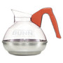 BUNN Easy Pour Decanter, 64 oz, Orange Handle