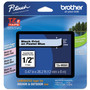 Brother P-Touch TZ Standard Adhesive Laminated Labeling Tape, 0.47" x 26.2 ft, Pastel Blue