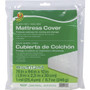 Duck Brand Queen/King Mattress Cover - 94" Length x 76" Width - Plastic - Clear