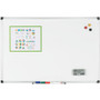 MasterVision Porcelain Value Dry Erase Board, 48 x 72, White Surface, Silver Aluminum Frame (BVCCR1201170MV) View Product Image
