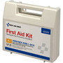 First Aid Only ANSI 2015 Compliant Class A+ Type I and II First Aid Kit for 25 People, 141 Pieces, Plastic Case (FAO90589) View Product Image