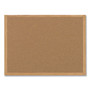 MasterVision Earth Cork Board, 72" x 48", Tan Surface, Oak Finished Wood Frame