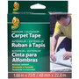Duck Brand Indoor/Outdoor Carpet Tape - 25 yd Length x 1.88" Width - White
