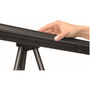 MasterVision Telescoping Tripod Display Easel, Adjusts 38" to 69" High, Metal, Black
