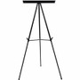 MasterVision 3-leg Display Easel - 45 lb Load Capacity - 69" Height x 28.50" Width x 34" Depth - Metal, Aluminum, Plastic, Rubber - (BVCFLX05101MV)