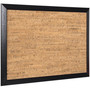 MasterVision Natural Cork Bulletin Board, 24 x 18, Tan Surface, Black Wood Frame (BVCSF0422581012) View Product Image