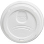 Dixie Large Hot Cup Lids by GP Pro - Dome - Plastic - White
