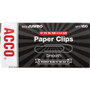 ACCO Premium Heavy-Gauge Wire Paper Clips, Jumbo, Smooth, Silver, 100 Clips/Box, 10 Boxes/Pack