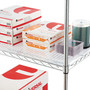 Alera Shelf Liners For Wire Shelving, Clear Plastic, 48w x 24d, 4/Pack (ALESW59SL4824) View Product Image