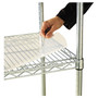 Alera Shelf Liners For Wire Shelving, Clear Plastic, 48w x 24d, 4/Pack (ALESW59SL4824) View Product Image