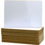 Flipside Round Corners Dry Erase Lap Board - 9.5" (0.8 ft) Width x 12" (1 ft) Height - White Surface - Rectangle