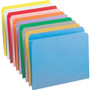 Smead Colored Straight Tab Cut Letter Recycled Top Tab File Folder - 8 1/2" x 11" - (SMD12810)