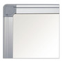 MasterVision Earth Silver Easy Clean Magnetic Dry Erase Boards, 48" x 36", White Surface, Satin Aluminum Frame