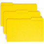 Smead Colored 1/3 Tab Cut Legal Recycled Top Tab File Folder - 8 1/2" x 14" - 3/4" Expansion - Top Tab Location - Assorted Tab Position - 11 pt. - (SMD17943)