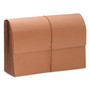 Smead TUFF Expanding Wallets, 7" Expansion, 1 Section, Elastic Cord Closure, Legal Size, Redrope