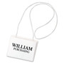 C-Line Name Badge Kits, Top Load, 4 x 3, Clear, Elastic Cord, 50/Box