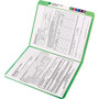 Smead Reinforced Top Tab Colored File Folders, Straight Tabs, Letter Size, 0.75" Expansion, Green, 100/Box