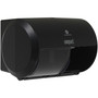 Georgia Pacific Professional Compact Coreless Side-by-Side 2-Roll Tissue Dispenser, 11.5 x 7.63 x 8, Black (GPC56784A) View Product Image