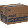 Georgia Pacific Professional Compact Coreless Side-by-Side 2-Roll Tissue Dispenser, 11.5 x 7.63 x 8, Black