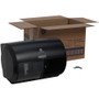 Georgia Pacific Professional Compact Coreless Side-by-Side 2-Roll Tissue Dispenser, 11.5 x 7.63 x 8, Black