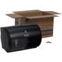 Georgia Pacific Professional Compact Coreless Side-by-Side 2-Roll Tissue Dispenser, 11.5 x 7.63 x 8, Black (GPC56784A) View Product Image