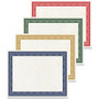 Geographics Traditional Awards Certificates - 60 lb Basis Weight - 8.5" Width x 11" Length - Inkjet Compatible - White with Multicolor Border - Card Stock
