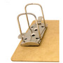 Saunders Recycled Hardboard Archboard Clipboard, 2.5" Clip Capacity, Holds 8.5 x 11 Sheets, Brown