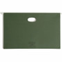 Smead Hanging Pockets with Full-Height Gusset, 1 Section, 3.5" Capacity, Legal Size, Standard Green, 10/Box