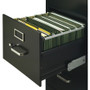 Smead Hanging Pockets with Full-Height Gusset, 1 Section, 3.5" Capacity, Legal Size, Standard Green, 10/Box