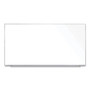 Ghent Magnetic Porcelain Whiteboard with Aluminum Frame, 120.59" x 60.47", White Surface, Satin Aluminum Frame
