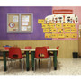 Ghent 2 Door Enclosed Natural Cork Bulletin Board with Satin Frame, 60" x 48", Tan Surface, Satin Aluminum Frame