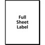 Avery Matte Clear Shipping Labels, Inkjet Printers, 8.5 x 11, Clear, 25/Pack