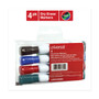 Universal Dry Erase Marker, Broad Chisel Tip, Assorted Colors, 4/Set