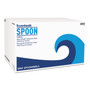 Boardwalk Heavyweight Polystyrene Cutlery, Spoon, Plastic, Black, 1,000/Carton