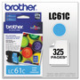 Brother LC61C Innobella Ink, 325 Page-Yield, Cyan (BRTLC61C) View Product Image