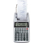 Canon P1DHV3 Compact Printing Calculator - Sign Change, Built-in Memory, Item Count, Clock, Calendar - 12 Digits - 1.6" Height x 3.9" Width x 7.7" Length - Sliver