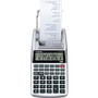 Canon P1DHV3 Compact Printing Calculator - Sign Change, Built-in Memory, Item Count, Clock, Calendar - 12 Digits - 1.6" Height x 3.9" Width x 7.7" Length - Sliver