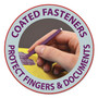 Smead Colored Pressboard Fastener Folders with SafeSHIELD Coated Fasteners, 2" Expansion, 2 Fasteners, Letter Size, Yellow, 25/Box