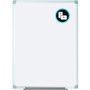 MasterVision Earth Silver Easy Clean Dry Erase Boards, 24" x 18", White Surface, Satin Aluminum Frame